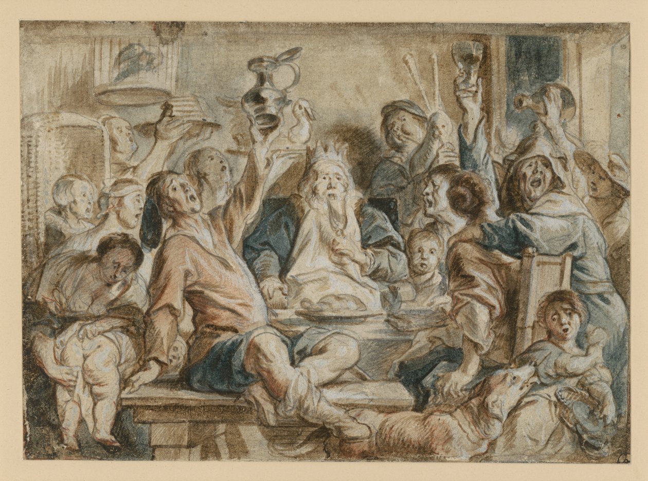 Bønnekongens fest av Jacob Jordaens