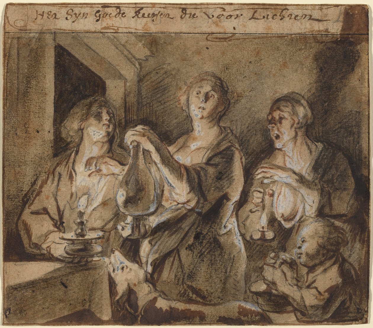 Det er gode lys som lyser opp veien av Jacob Jordaens