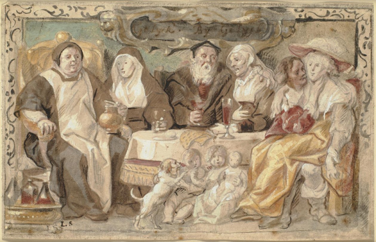 Liker å like av Jacob Jordaens