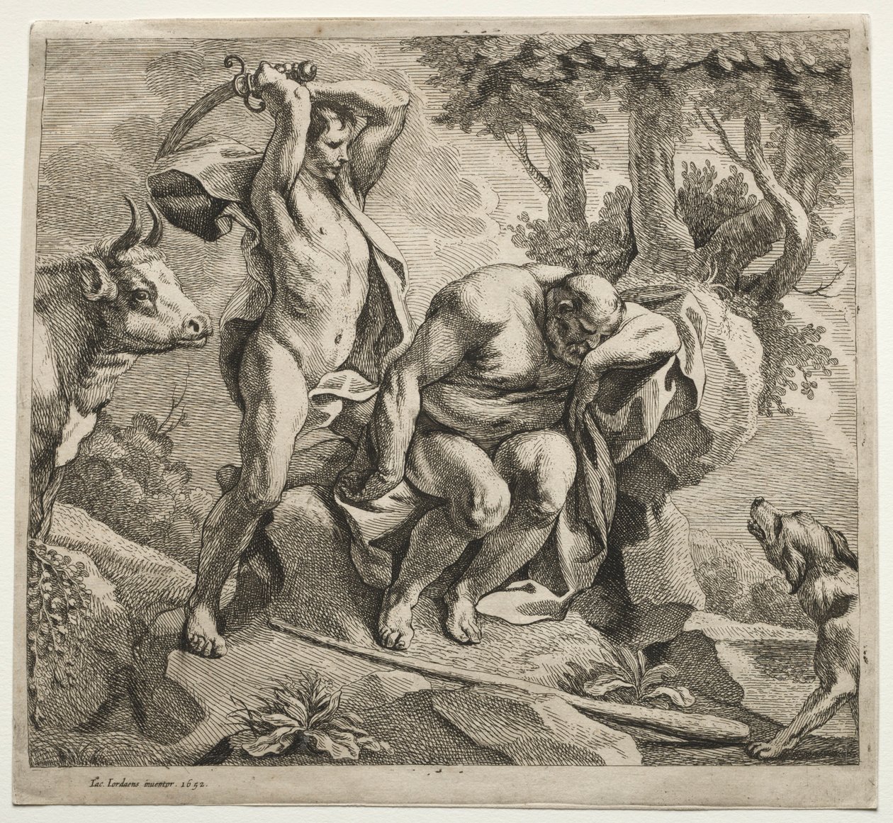 Mercury Killing Argus, 1652. av Jacob Jordaens