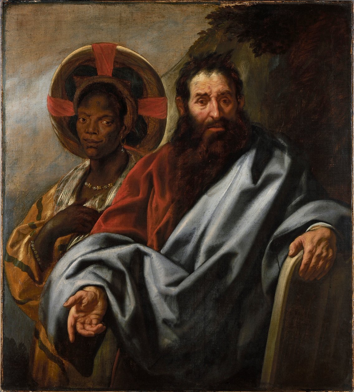 Moses og hans etiopiske kone Zipporah, mellom 1645 og 1649. av Jacob Jordaens