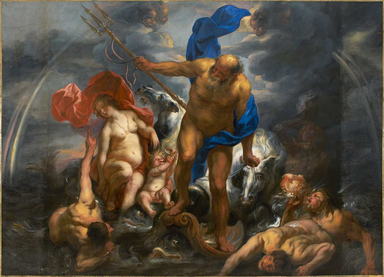 Neptun og amfitritt, 1644. av Jacob Jordaens