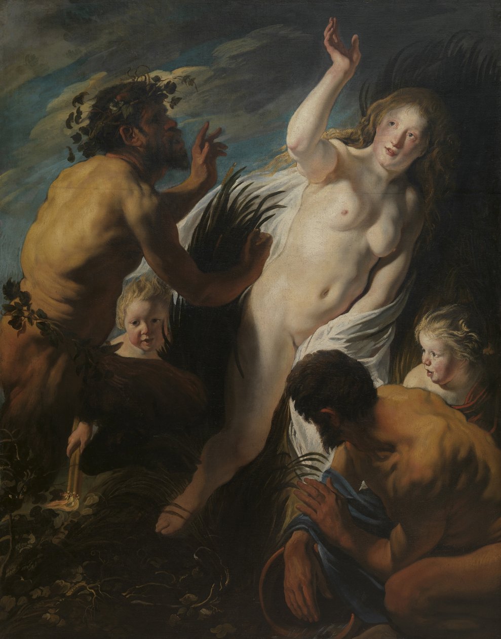 Pan og Syrinx av Jacob Jordaens