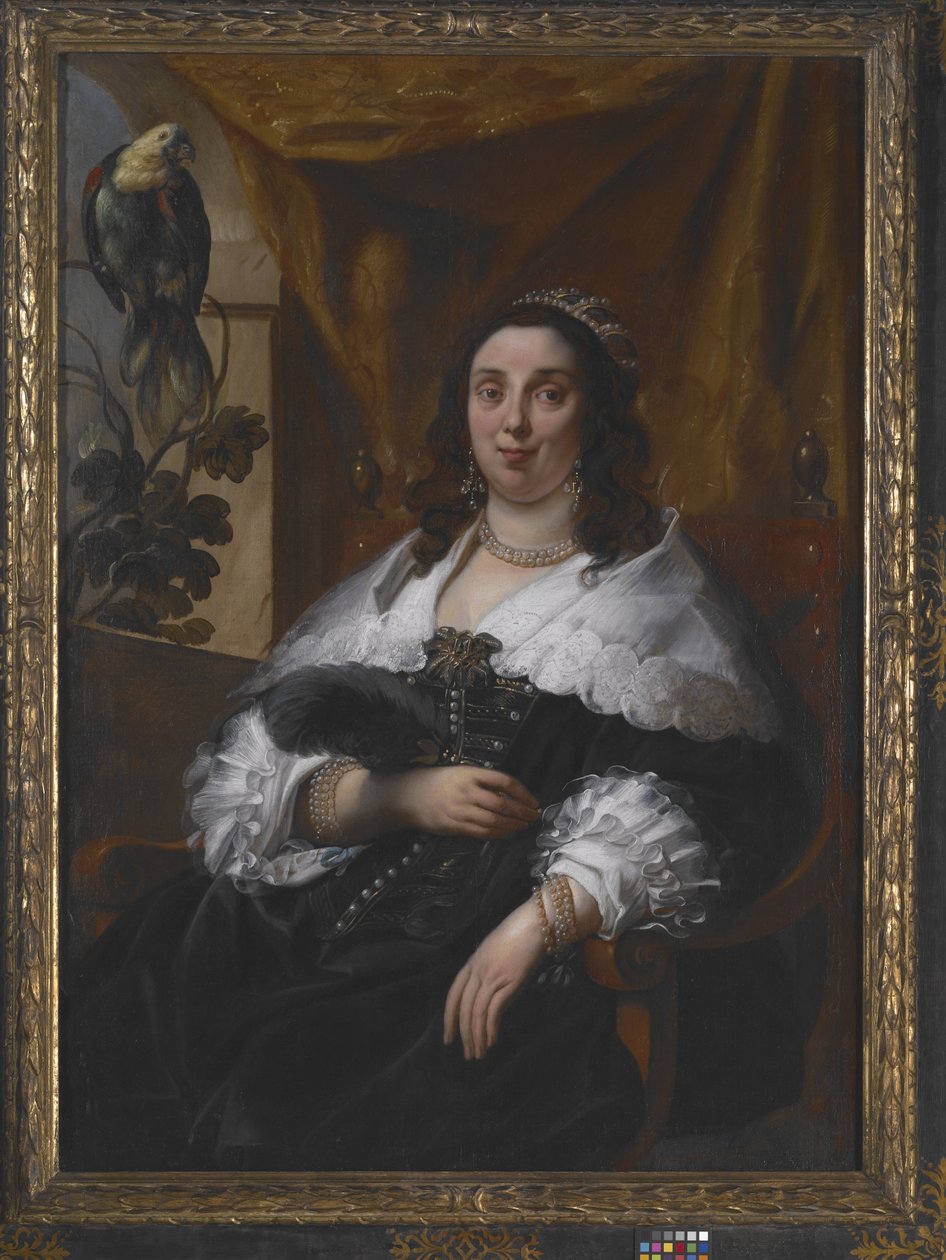 Portrait Of A Lady (olje på lerret) av Jacob Jordaens