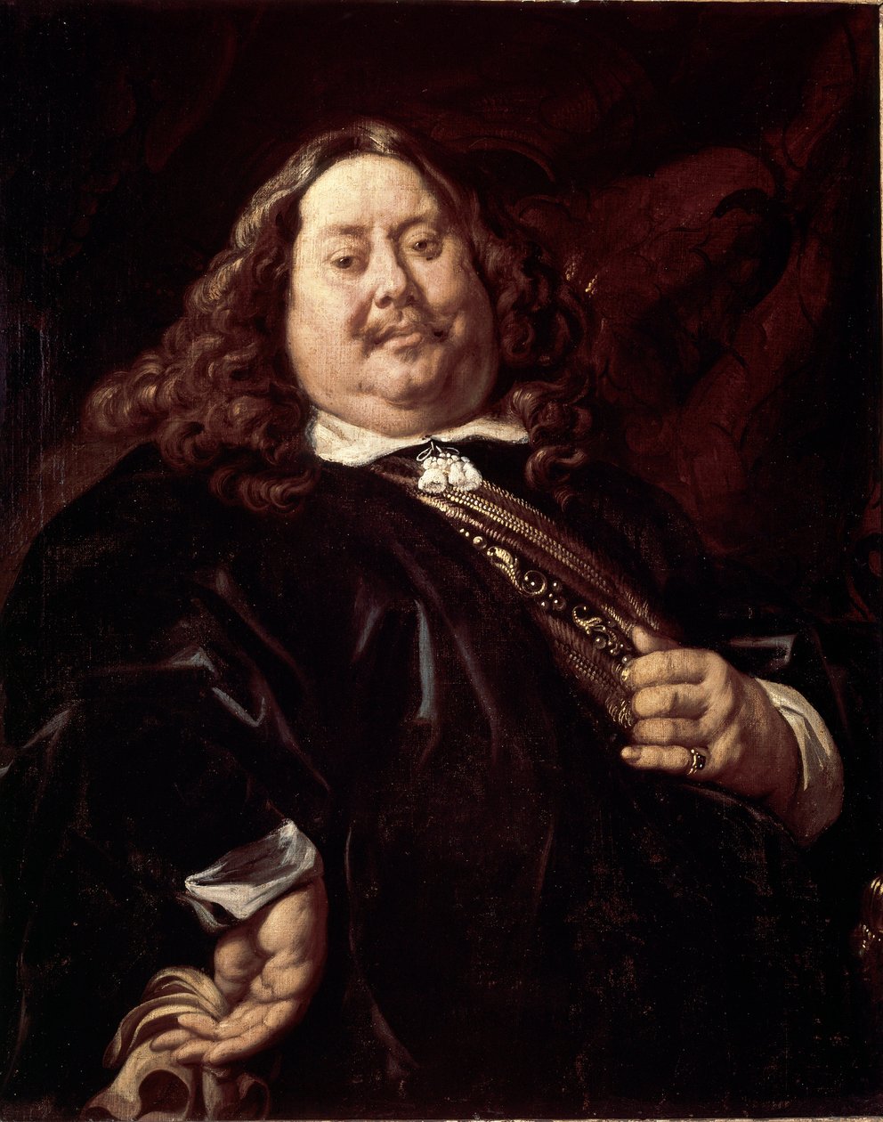 Portrett av en mann (sa en gang portrett av Michel de Ruyter (olje på lerret av Jacob Jordaens