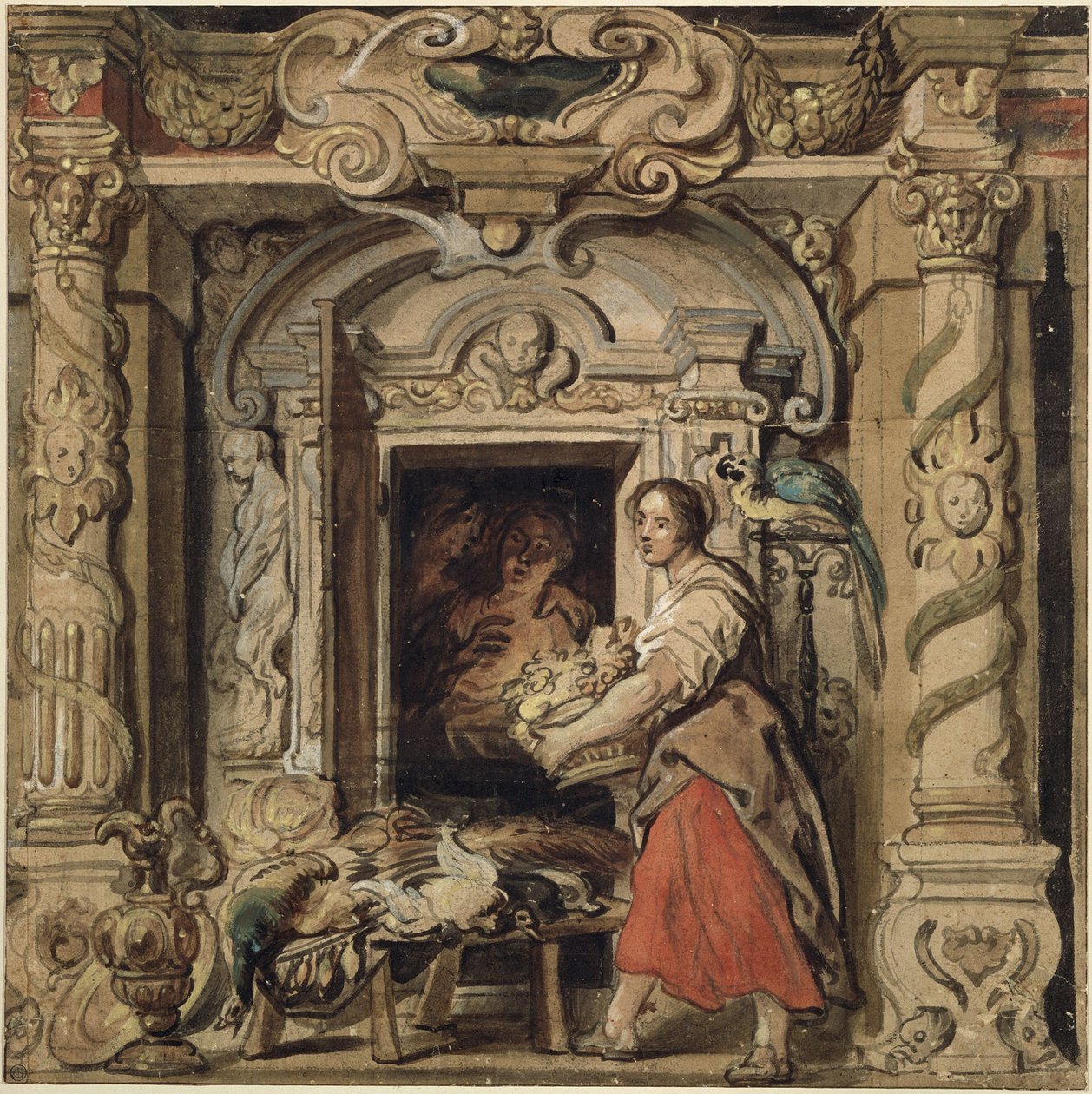 Scener fra livet på landet av Jacob Jordaens
