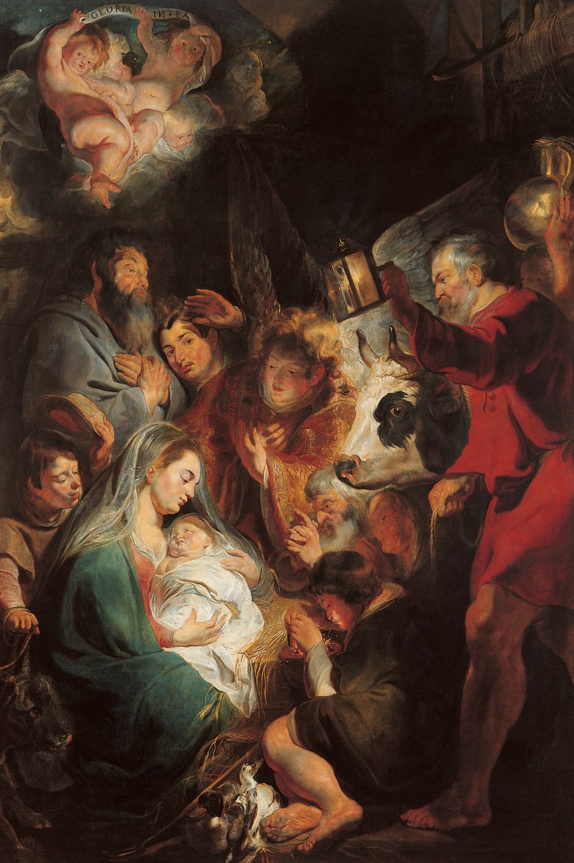 Tilbedelsen av magiene av Jacob Jordaens