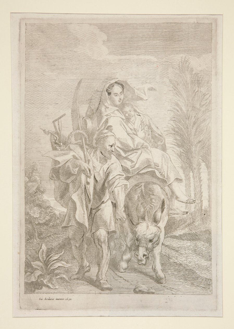 Flykten til Egypt av Jacob Jordaens