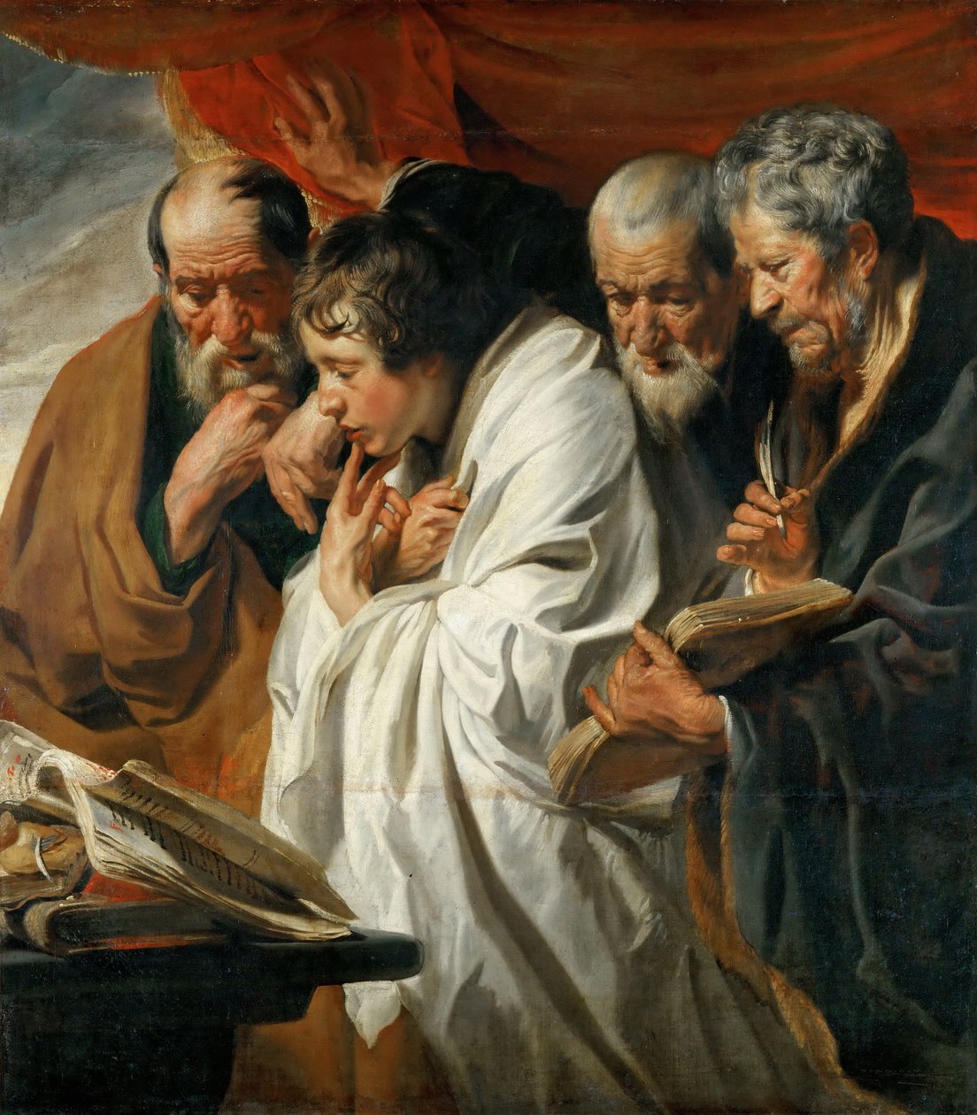 De fire evangelistene av Jacob Jordaens