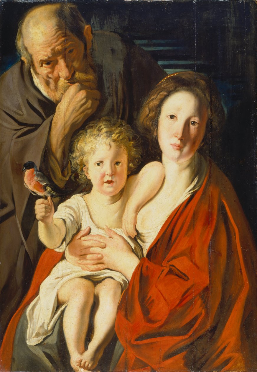 Den hellige familie av Jacob Jordaens