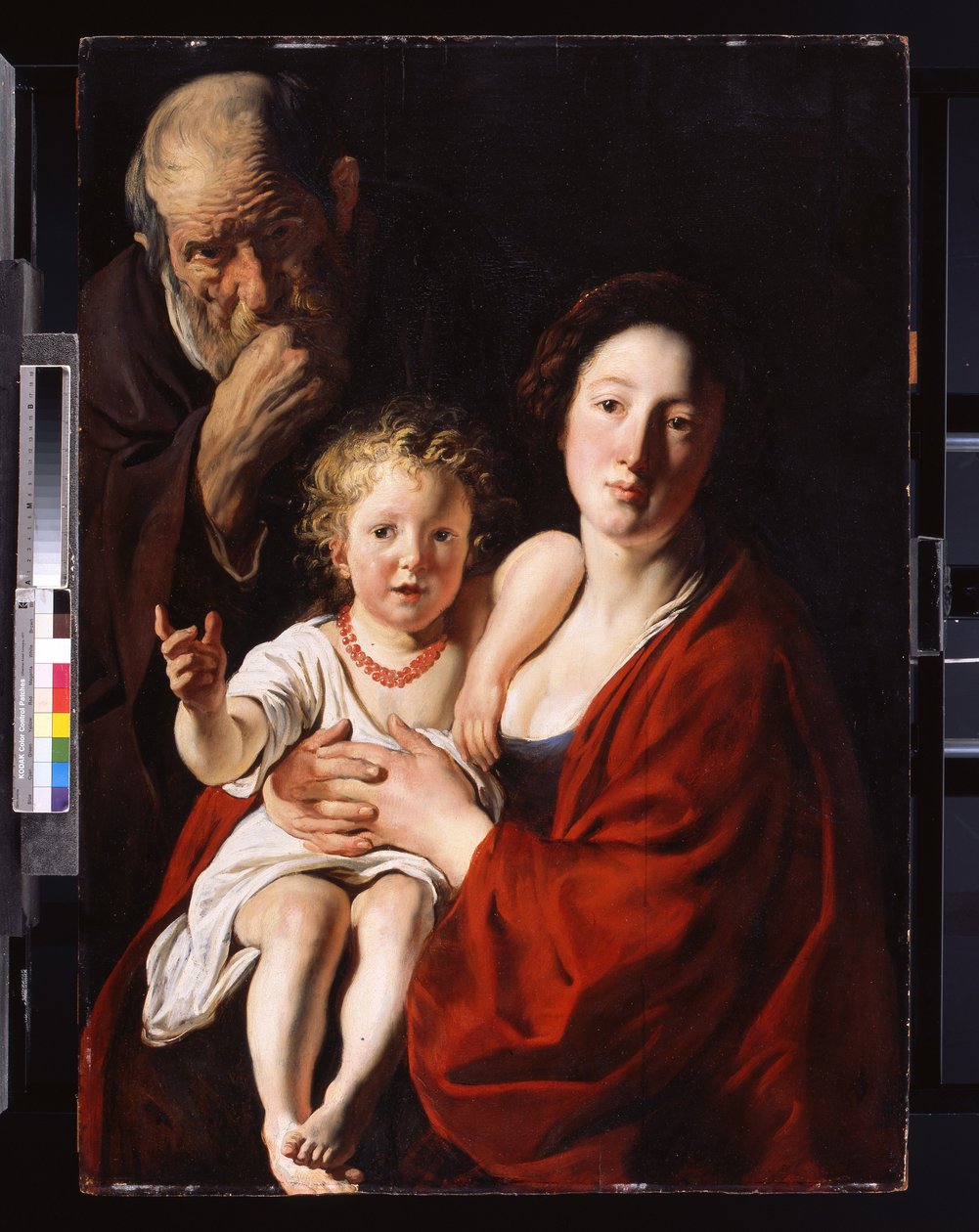 Den hellige familie av Jacob Jordaens