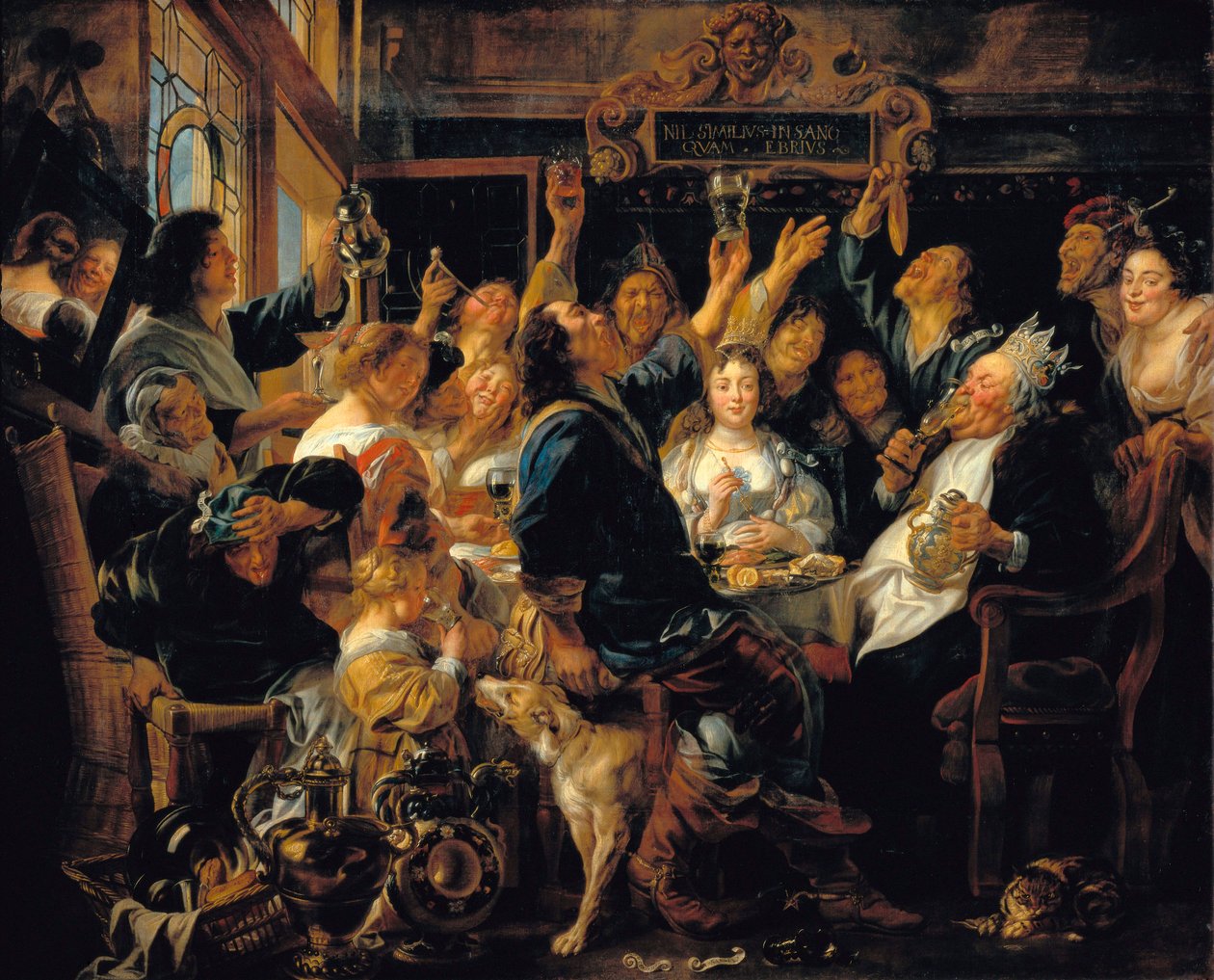 “Feiringen av King Bean” av Jacob Jordaens