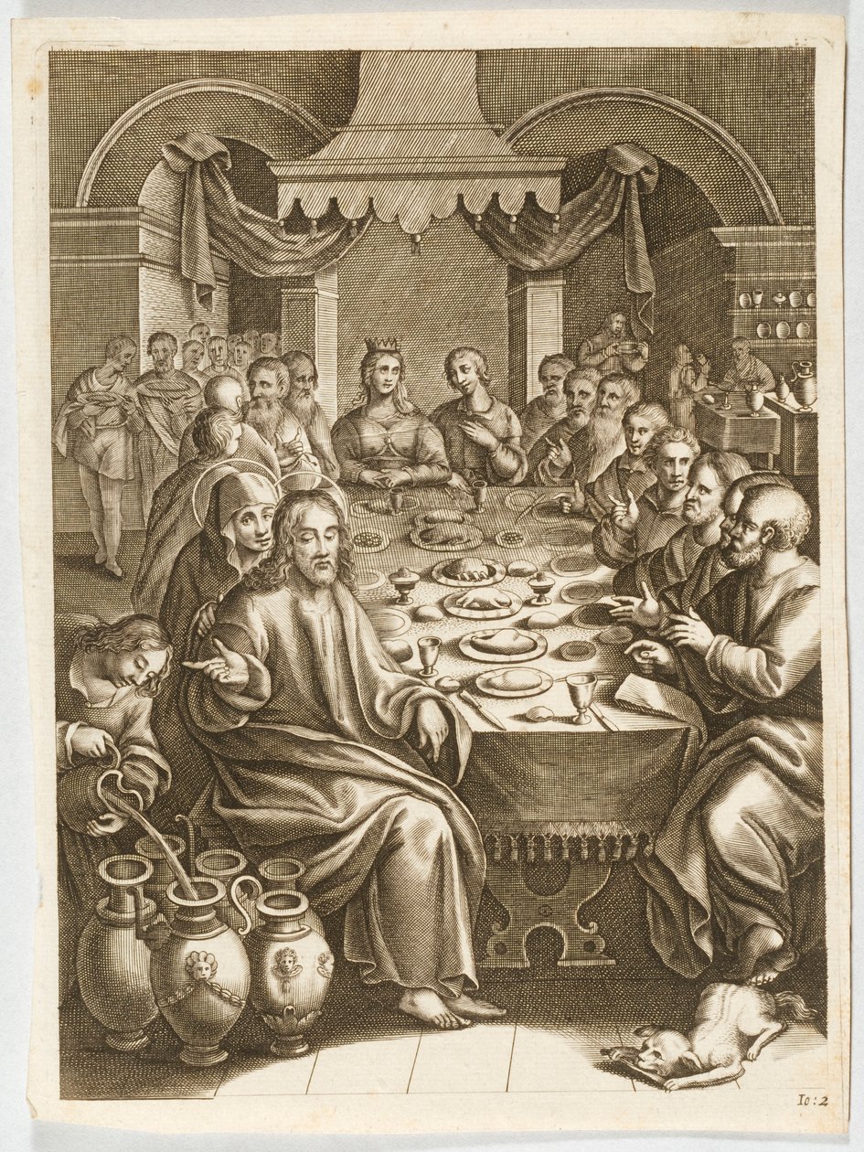 Bryllupet i Kana av Jacob Jordaens