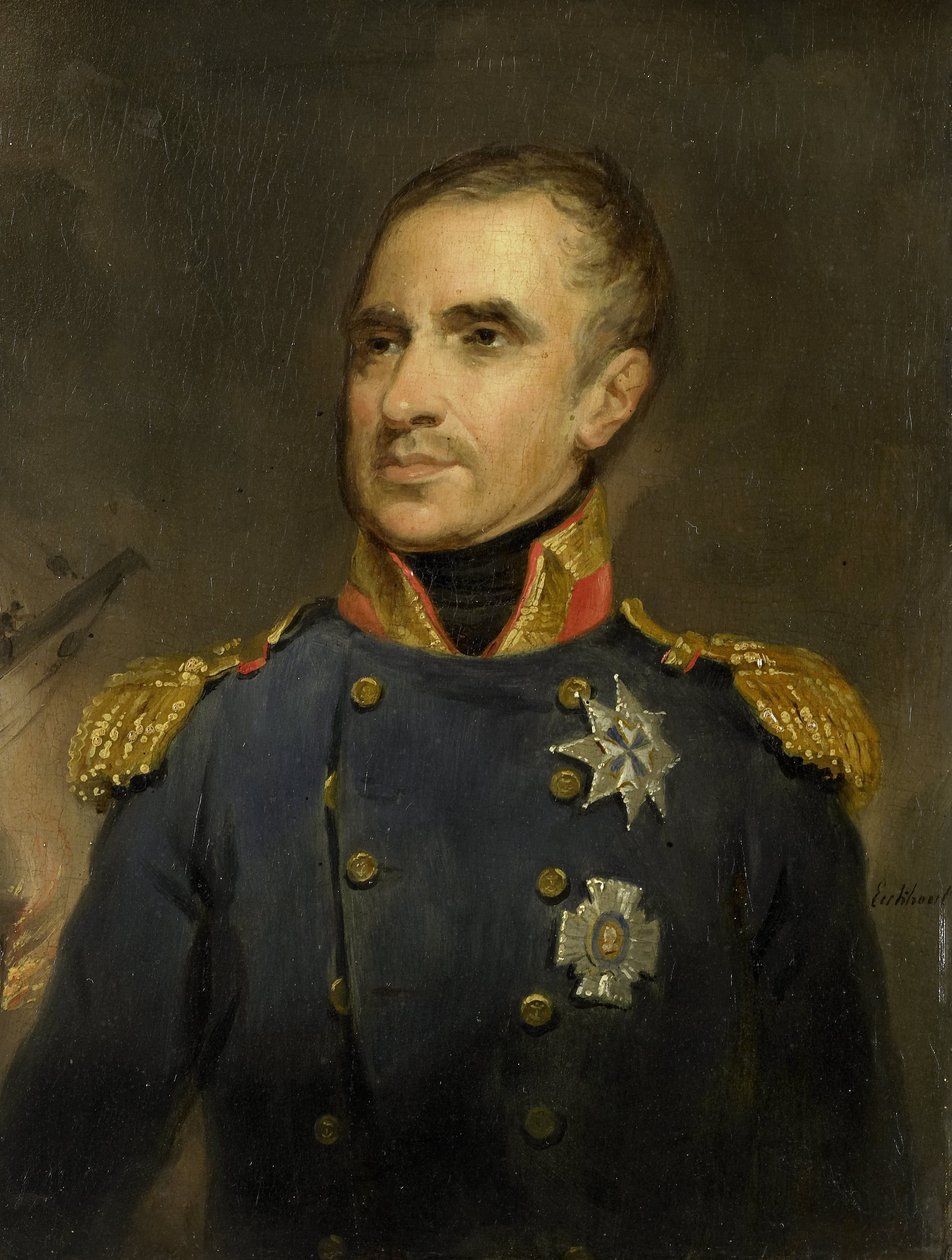 Jonkheer Theodorus Frederik van Capellen (1762-1824), viseadmiral og kommandant for den nederlandske skvadronen utenfor Alger, 1816 av Jacob Joseph Eeckhout