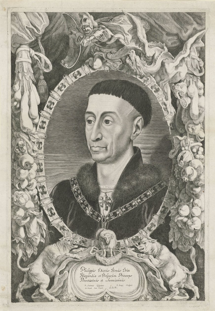 Portrett av Philip de Goede Dukes of Burgundy (serietittel) av Jacob Louys