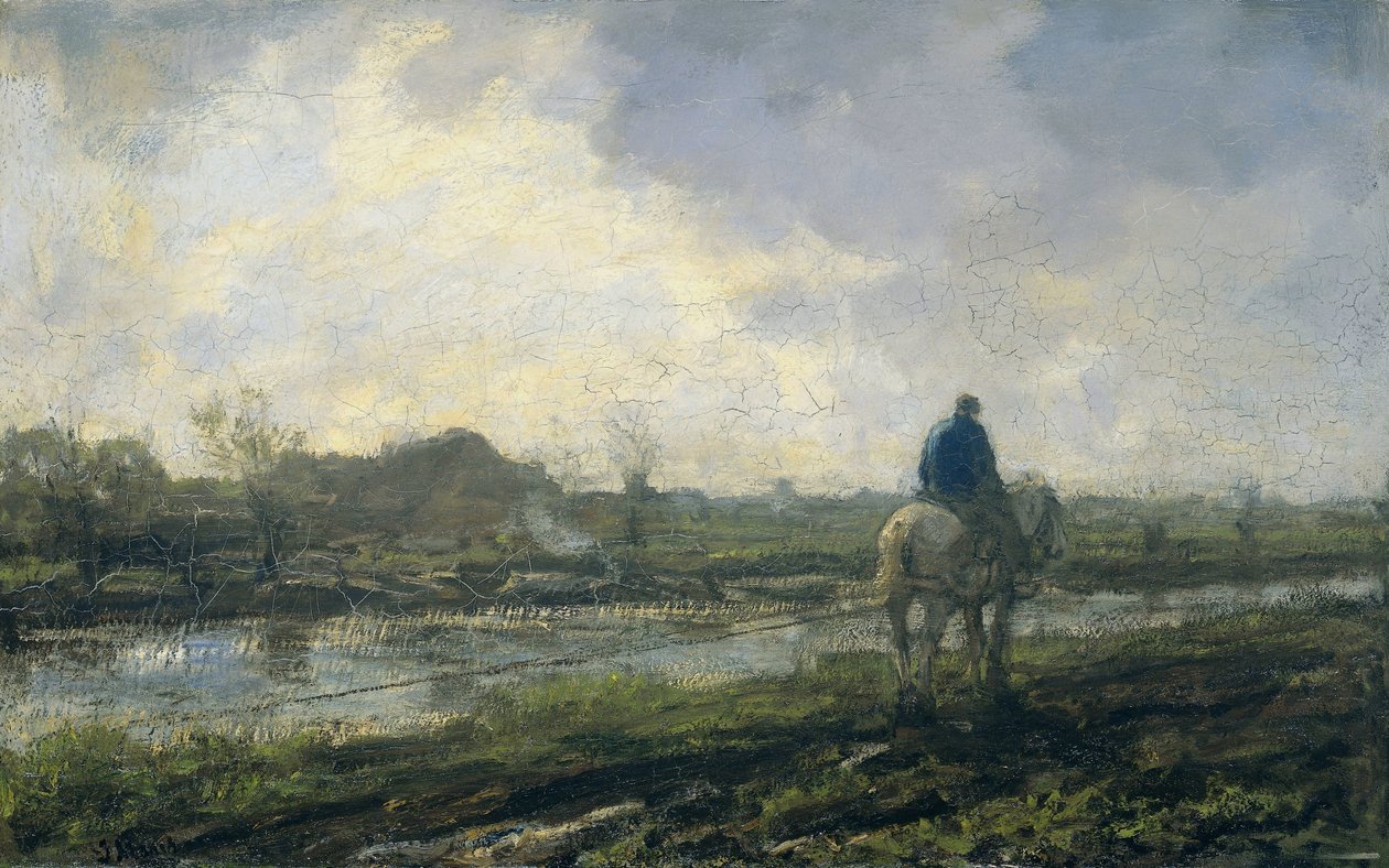 Towpath av Jacob Maris
