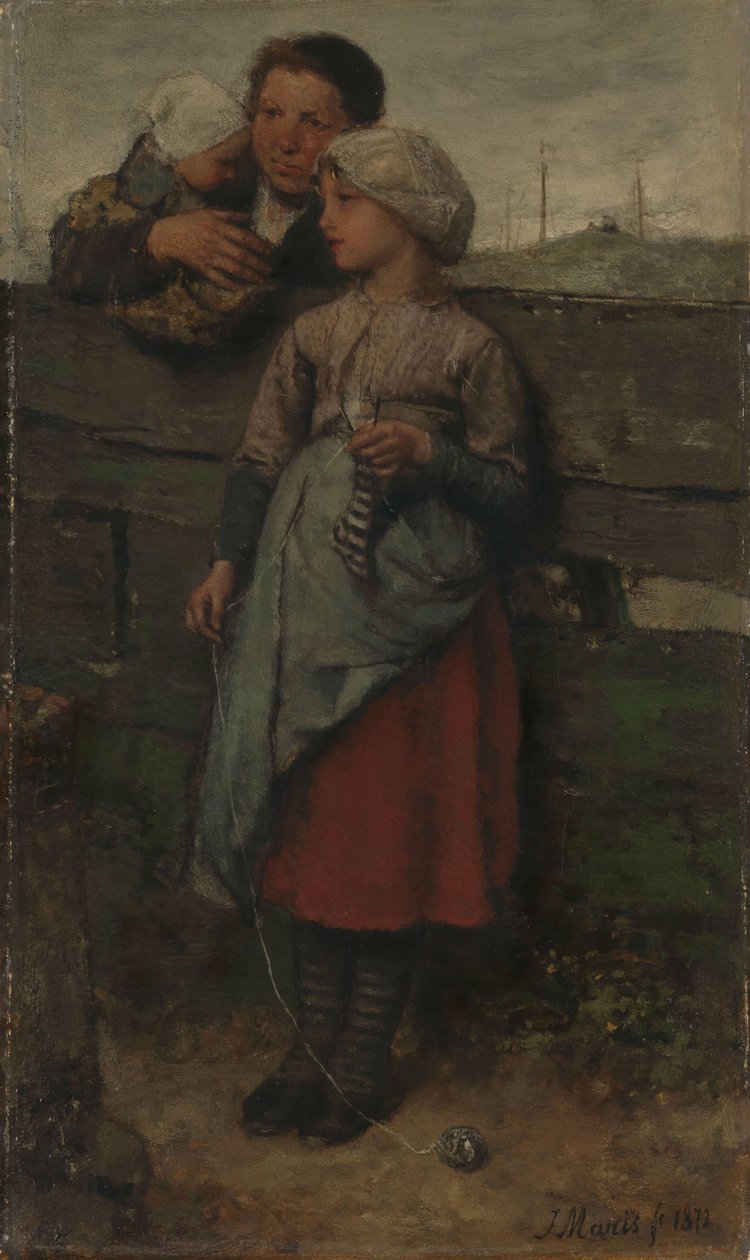 Landsbyboere av Jacob Maris