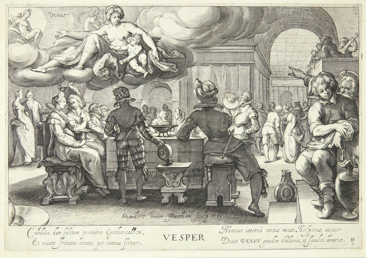 Kveld, Venus tid av Jacob Matham