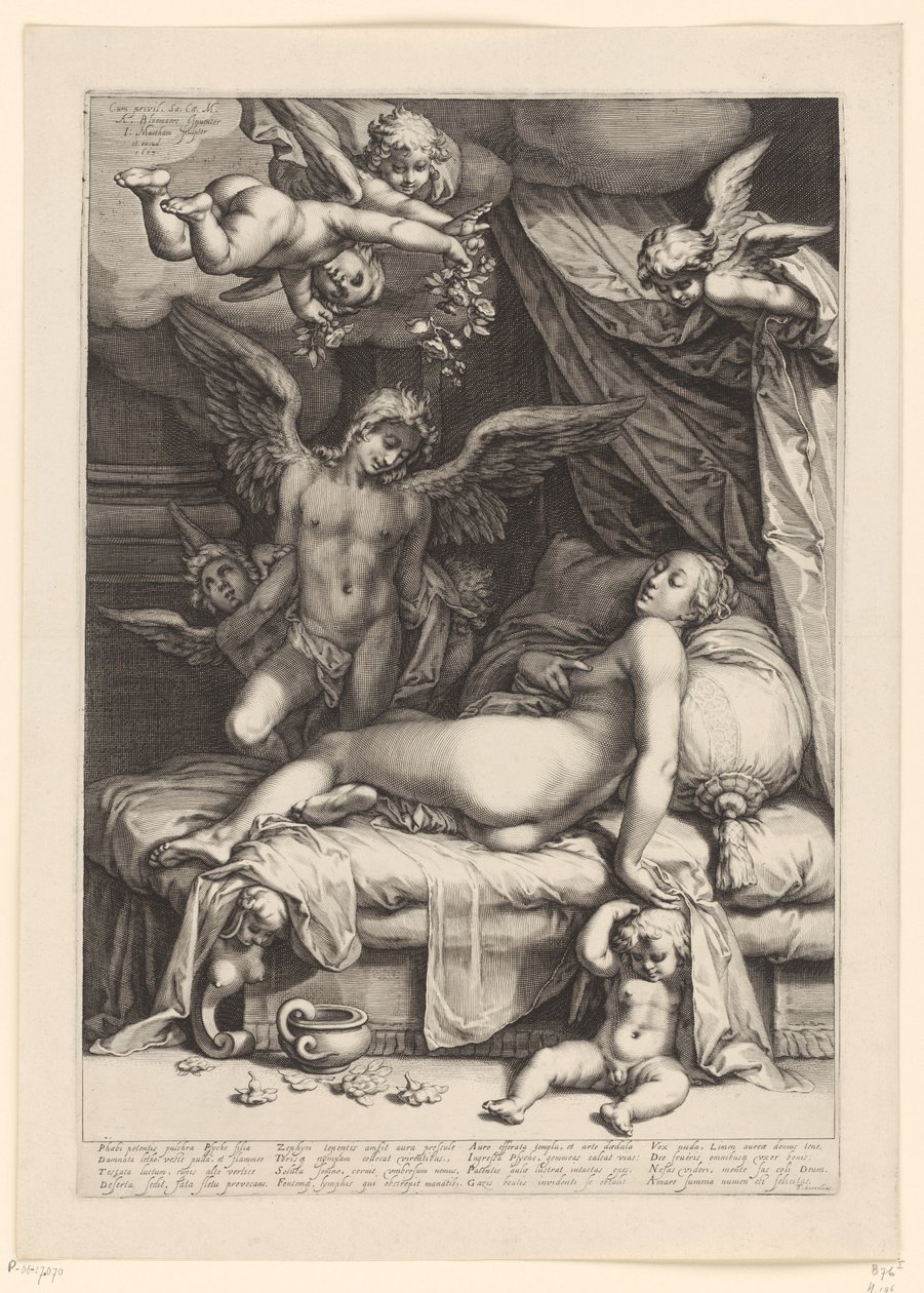 Amor og Psyche av Jacob Matham