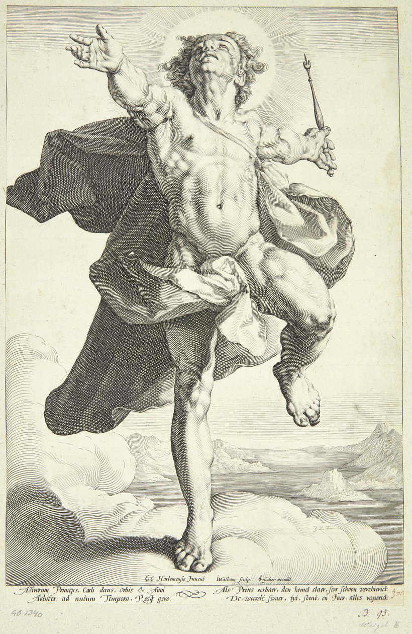 Apollo som Sol av Jacob Matham