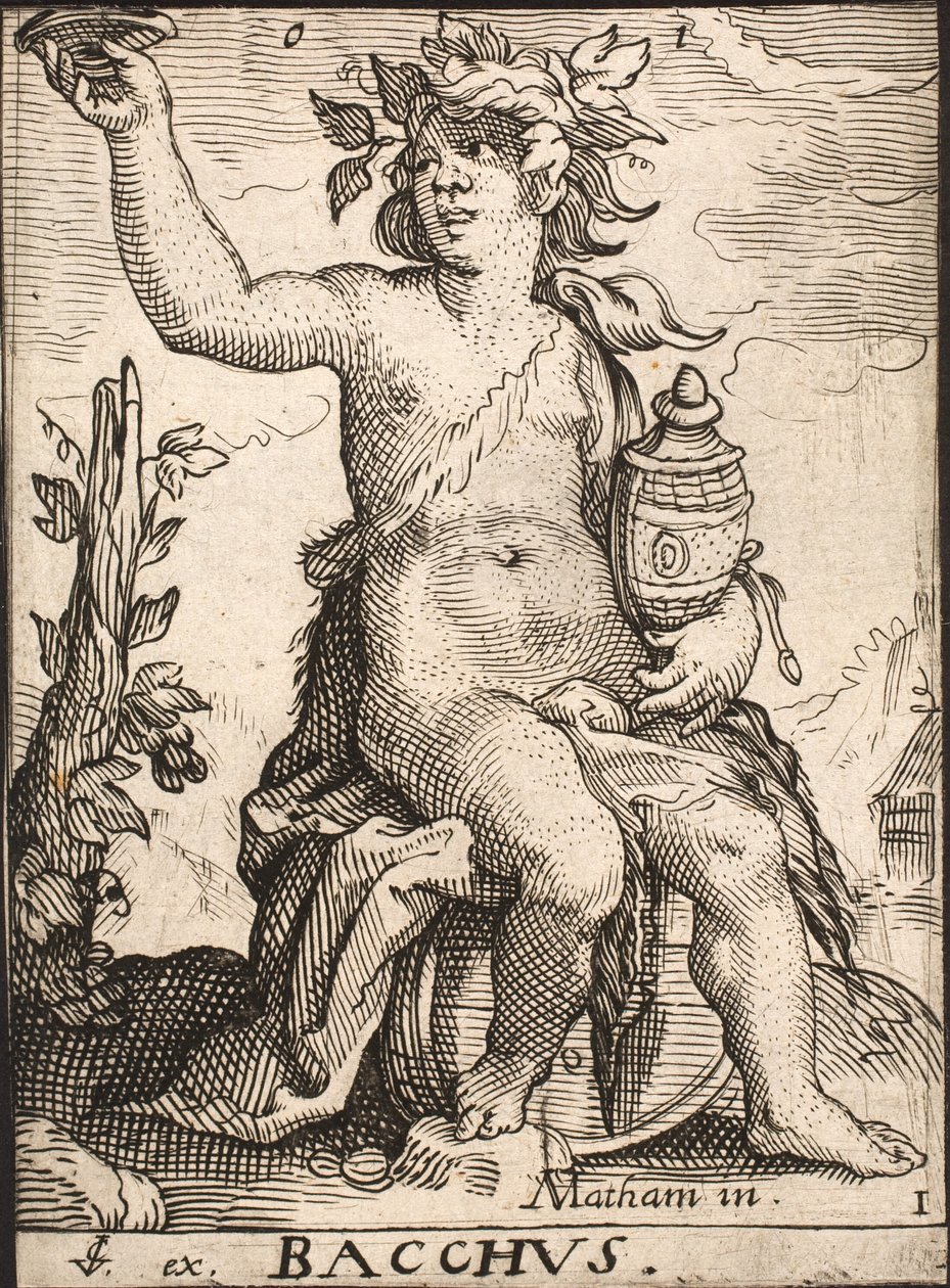 Bacchus av Jacob Matham