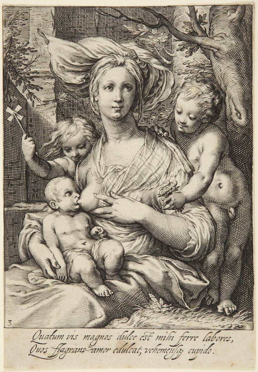 Veldedighet av Jacob Matham
