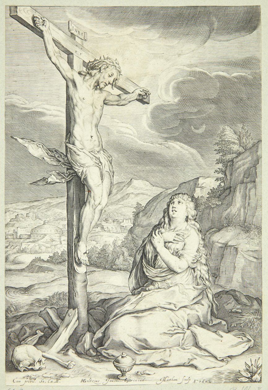 Den angrende Maria Magdalene av Jacob Matham