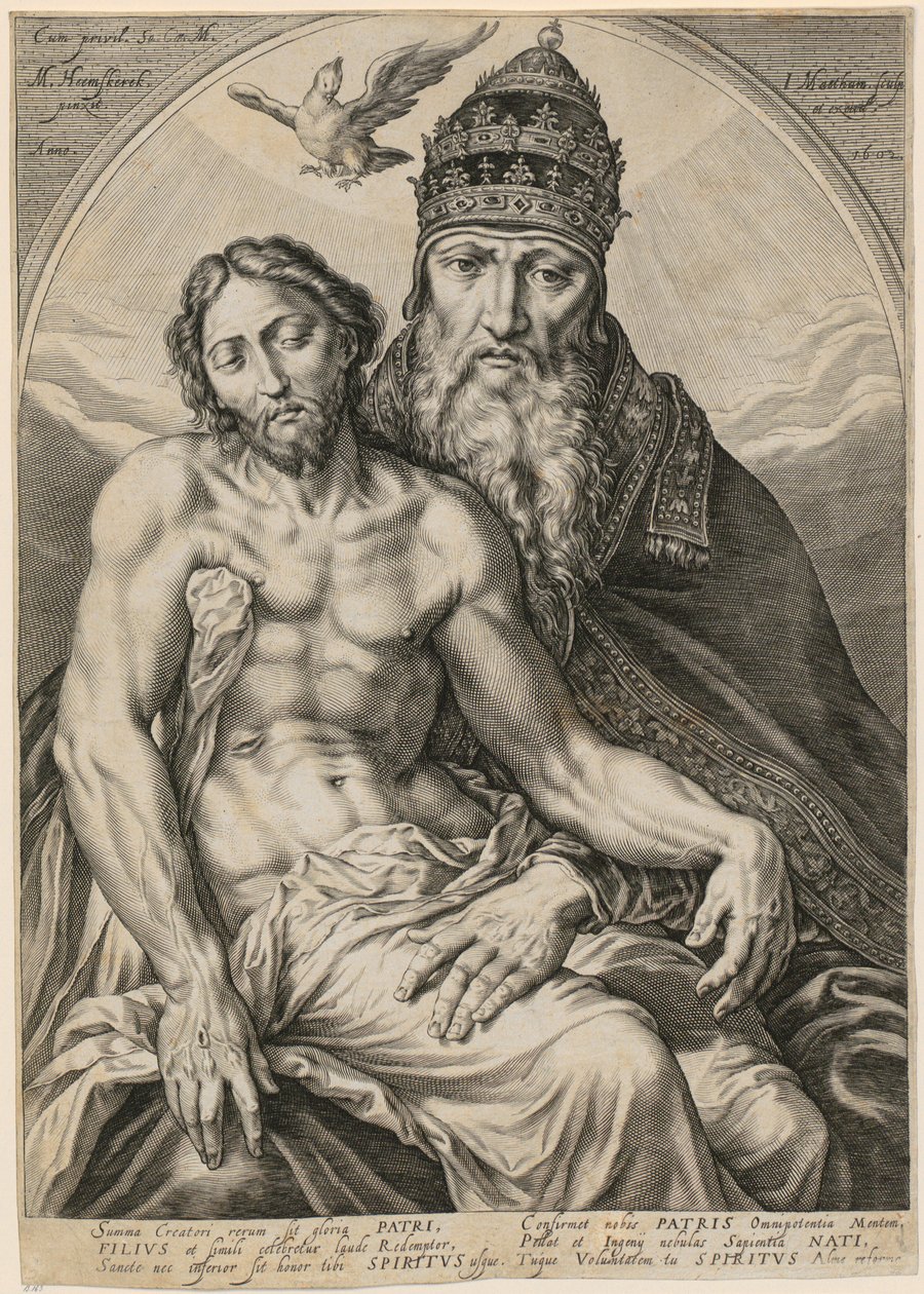 Den hellige treenighet av Jacob Matham