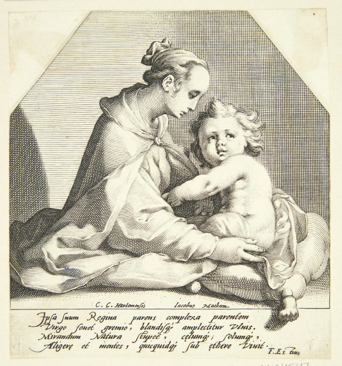 Jomfru Maria med barnet av Jacob Matham
