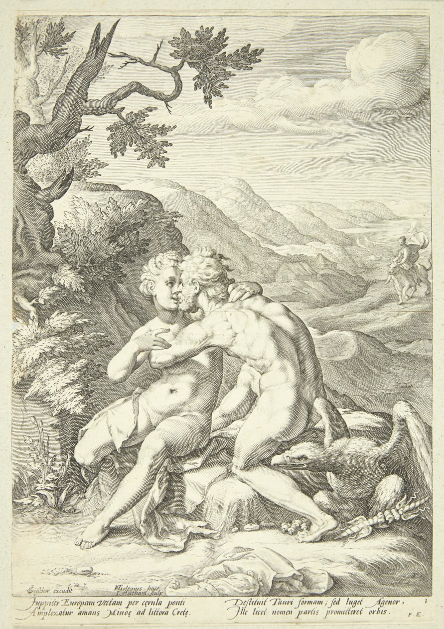 Jupiter og Europa av Jacob Matham