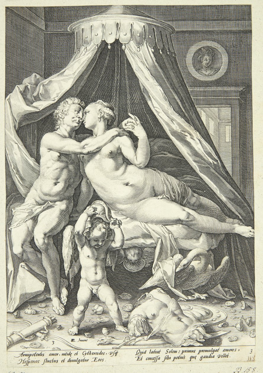Mars og Venus av Jacob Matham