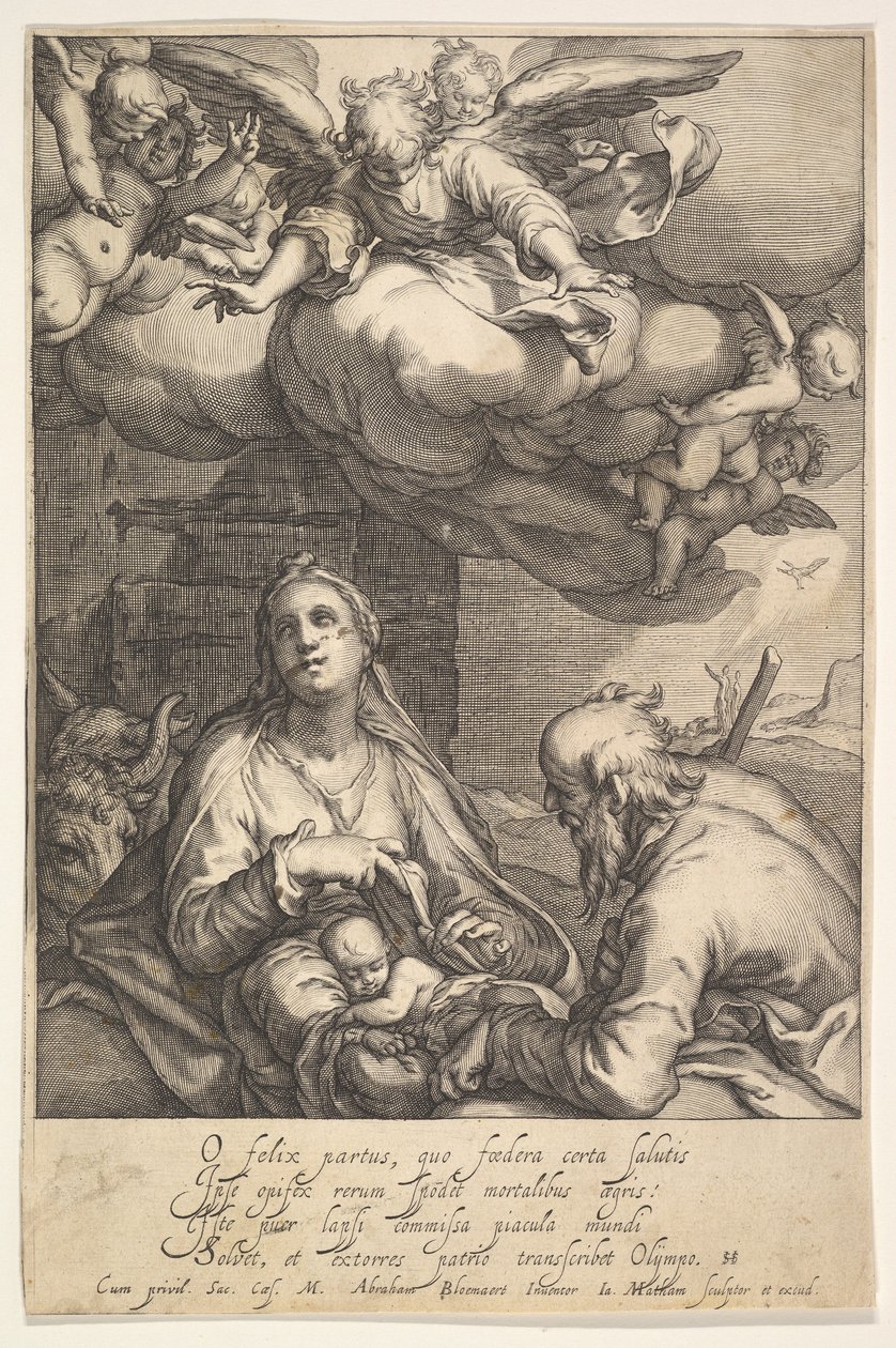 Fødselen. av Jacob Matham