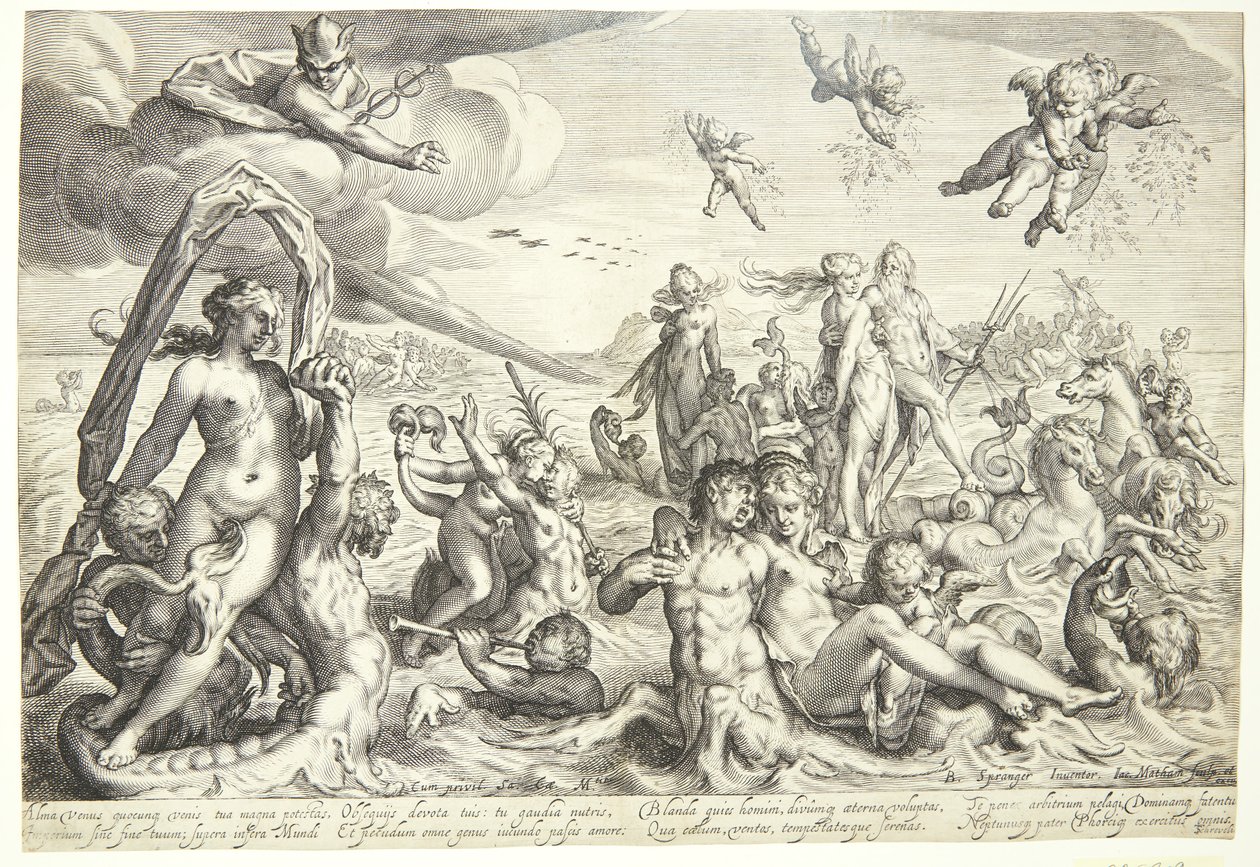 Neptuns og Thetis triumf av Jacob Matham