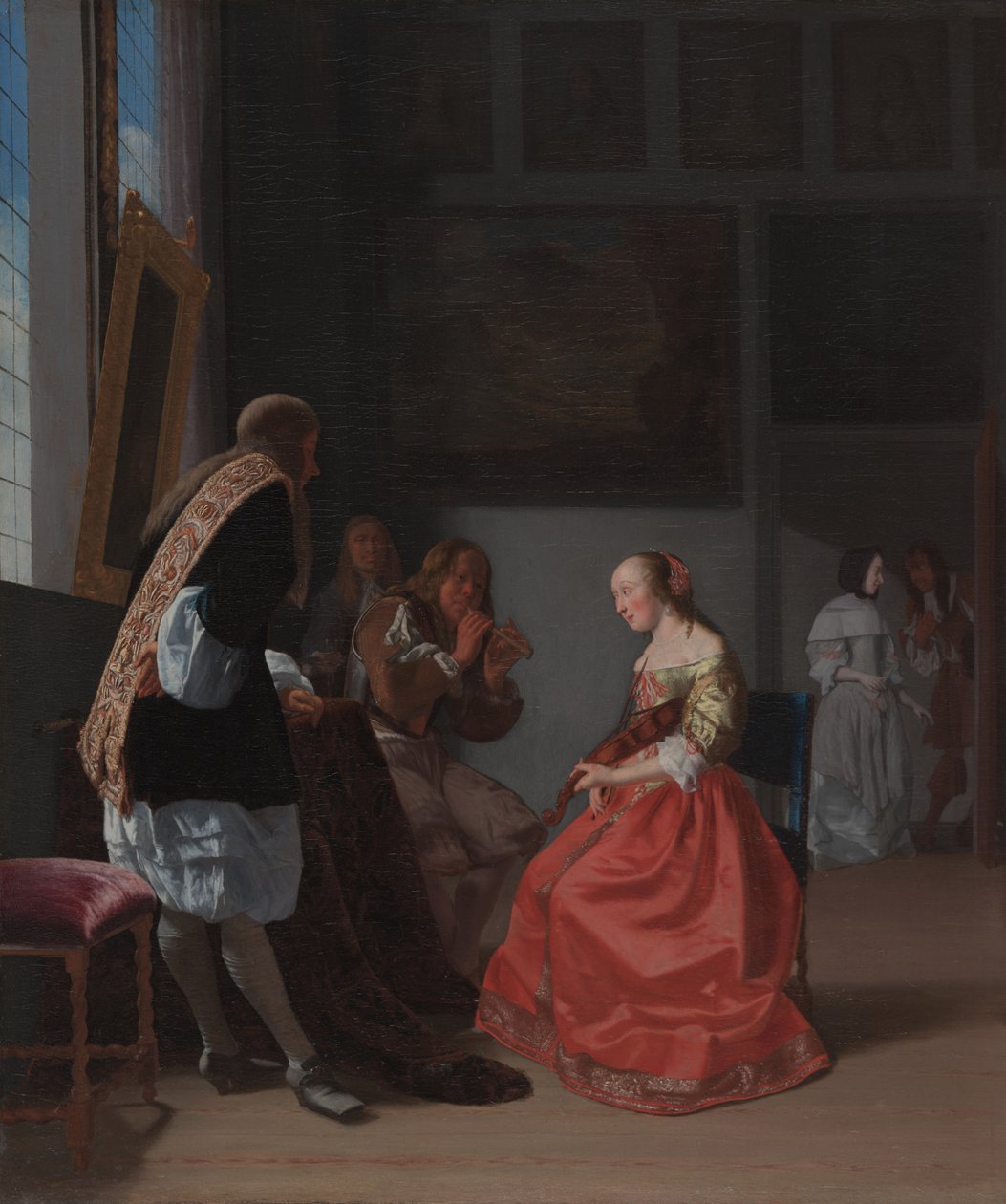 A Musical Company, ca. 1668 (olje på lerret) av Jacob Lucasz Ochtervelt