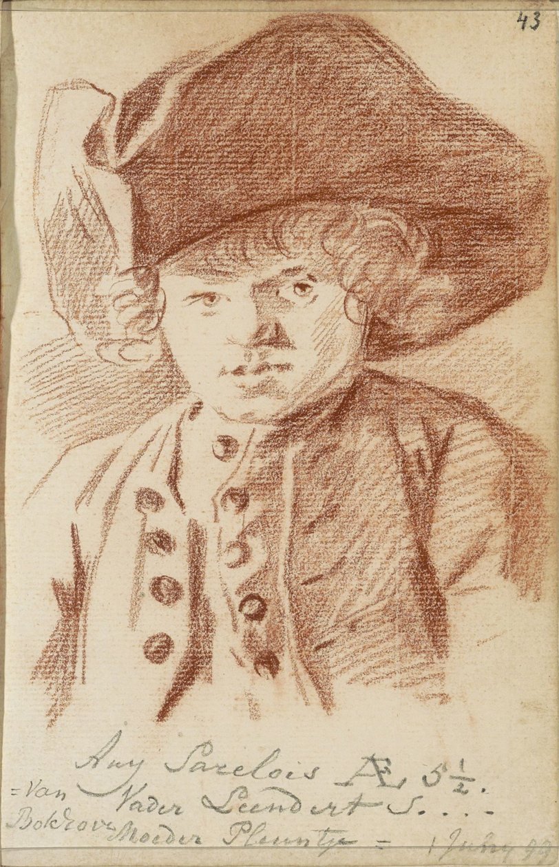 Portrett av Ary Sarelois av Jacob Perkois