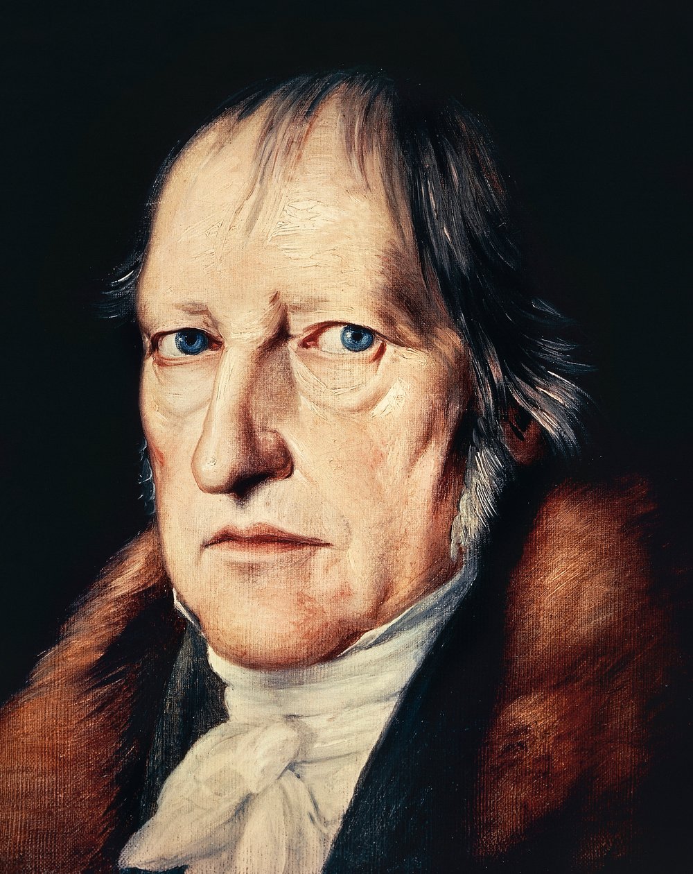 Portrett av Georg Wilhelm Friedrich Hegel av Jacob Schlesinger