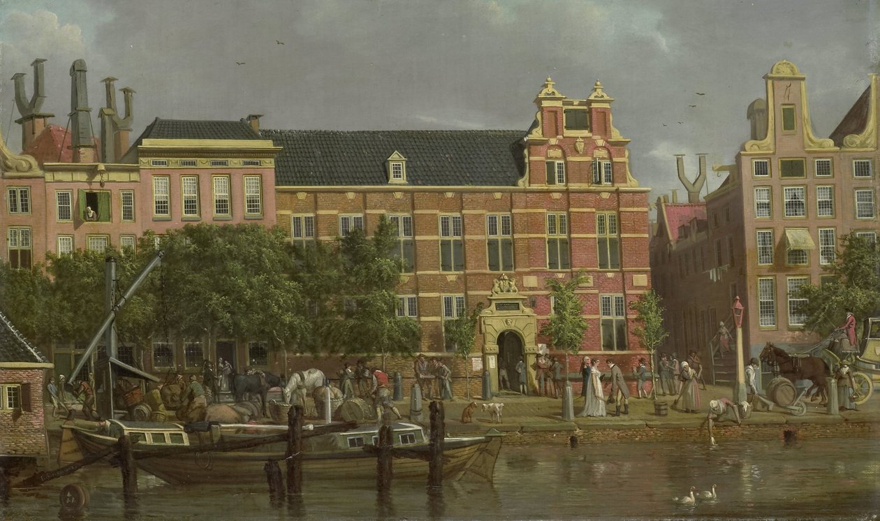 Latinskolen på Singel, Amsterdam av Jacob Smies