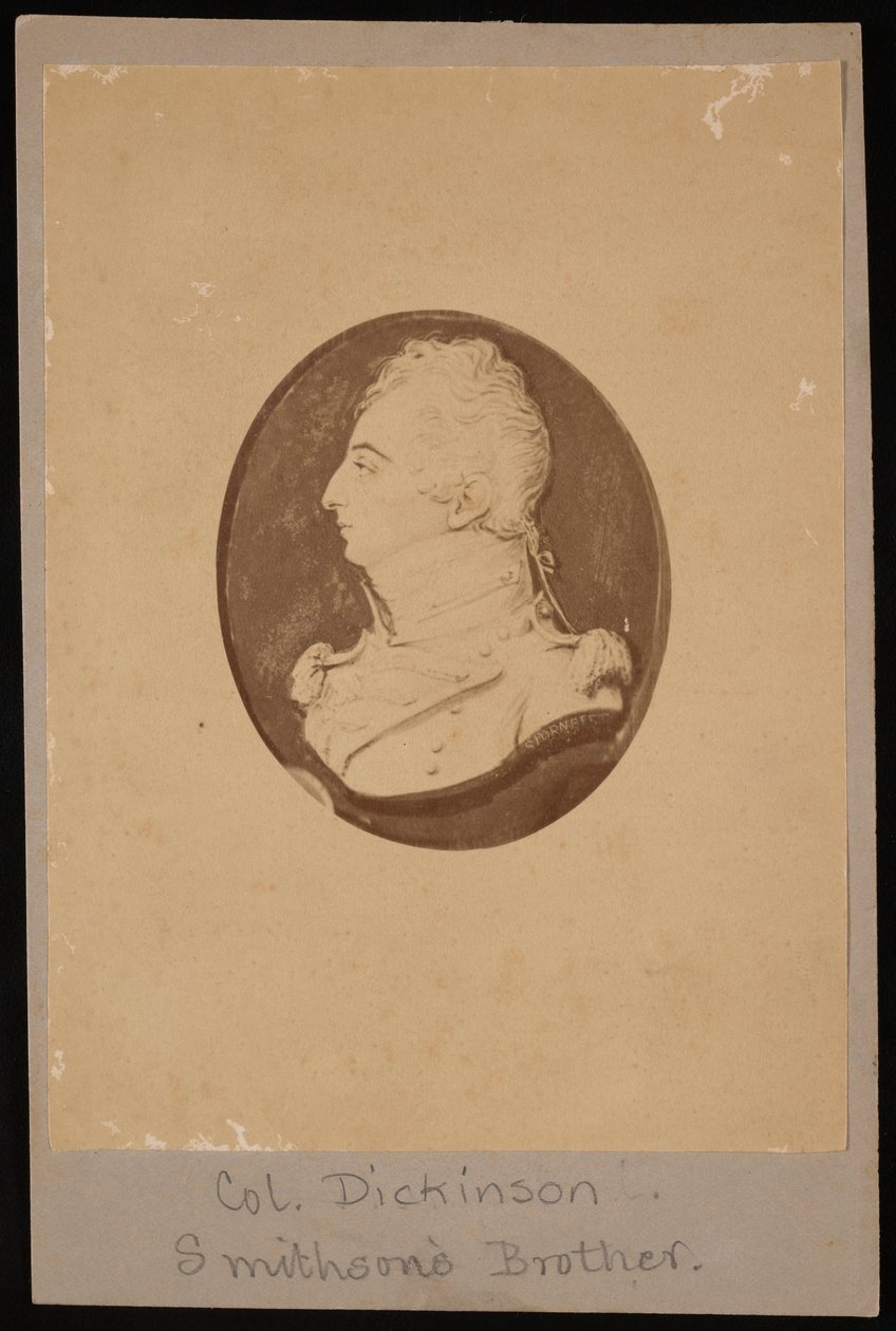 Portrett av Henry Louis Dickinson 1771-1820, 1805 fotografert 1880-tallet. av Jacob Spornberg