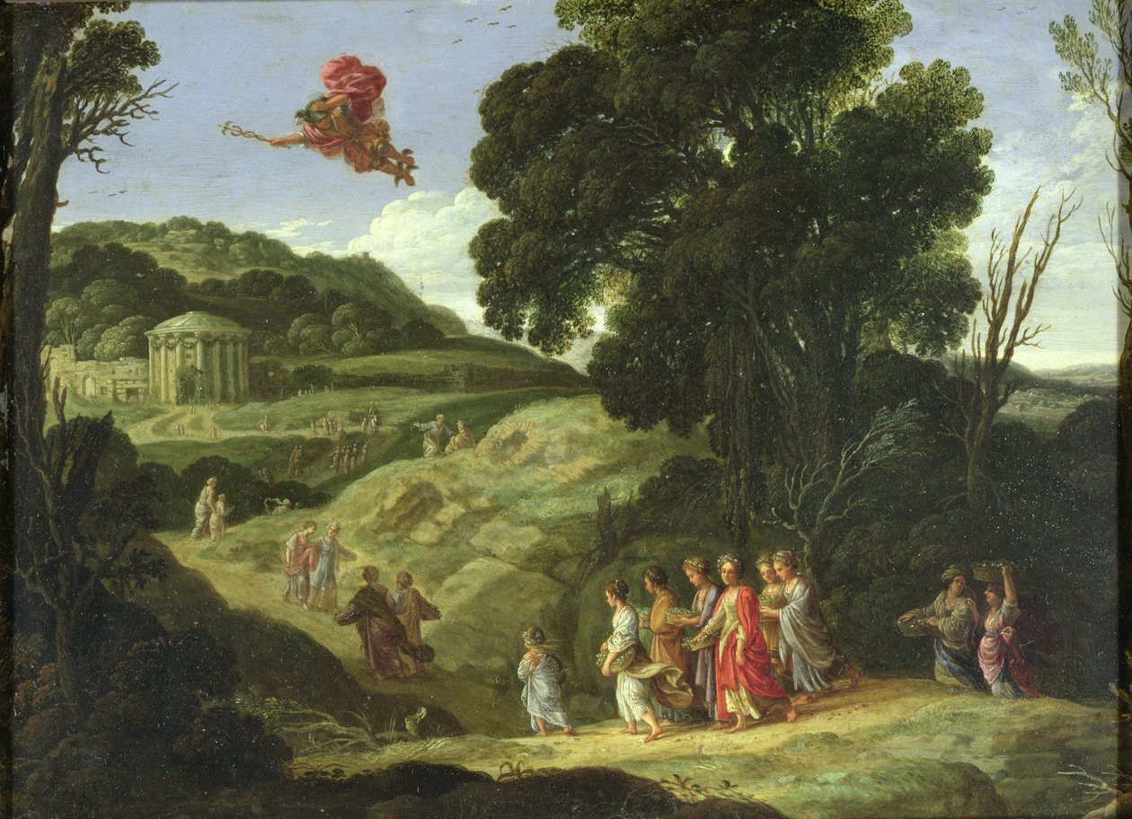 Merkur og Herse, ca. 1605-08 av Jacob Symonsz Pynas or Pinas