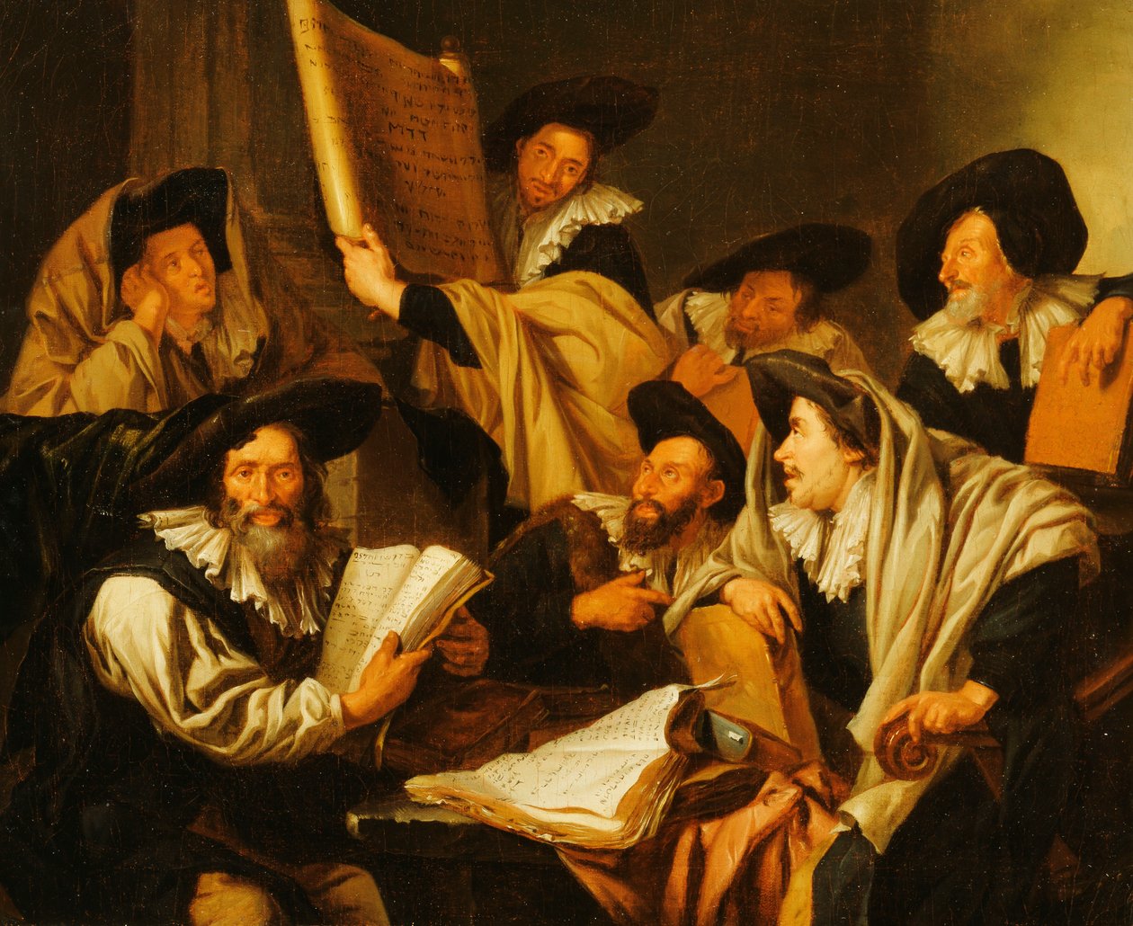 En rabbinsk disputas, av Jacob Toorenvliet