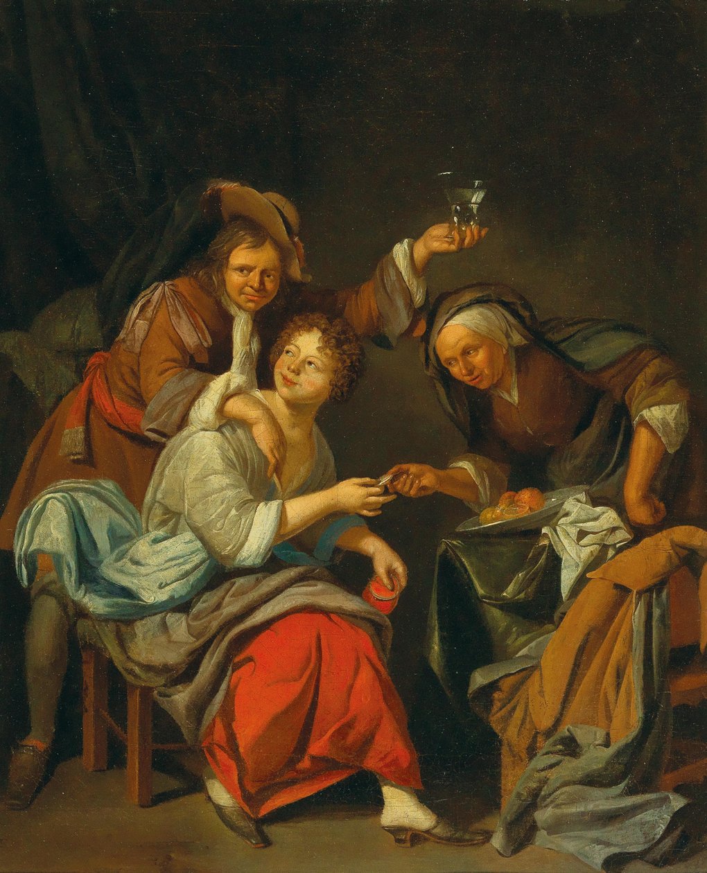 Bordellscene. av Jacob Toorenvliet
