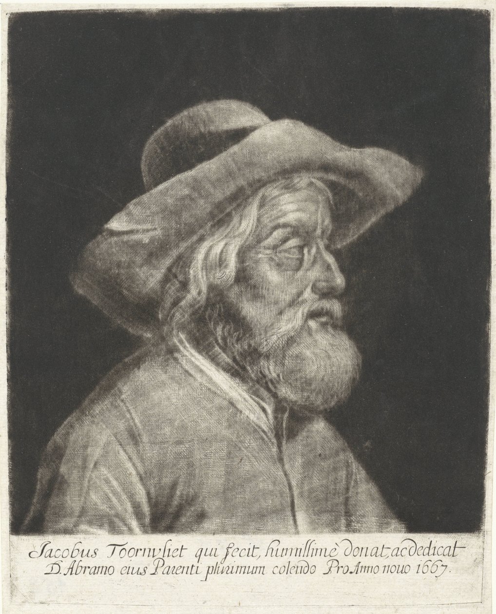 Portrett av Abraham Toorenvliet av Jacob Toorenvliet