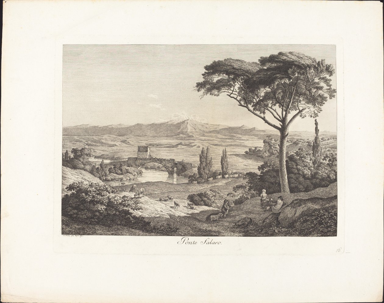 Salaro-broen av Jacob Wilhelm Mechau