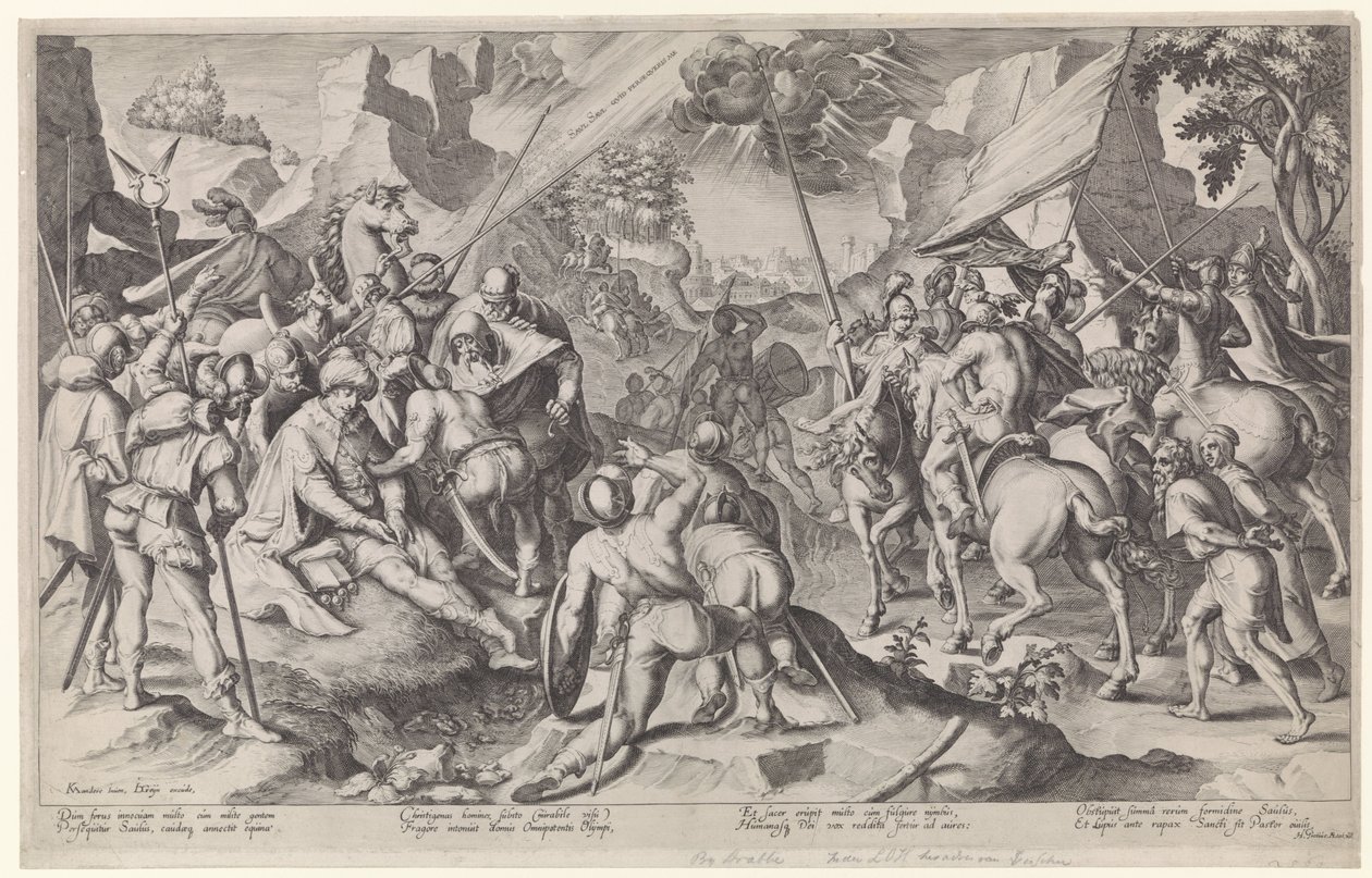 Omvendelse av Paulus av Jacob de Gheyn (II) (attributed to workshop of)