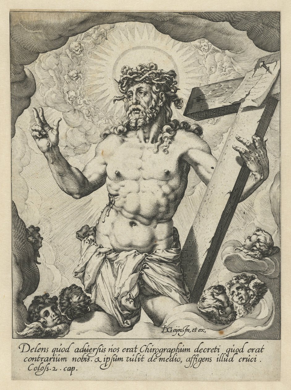 Kristus som sorgens mann av Jacob de Gheyn (II) (workshop of)