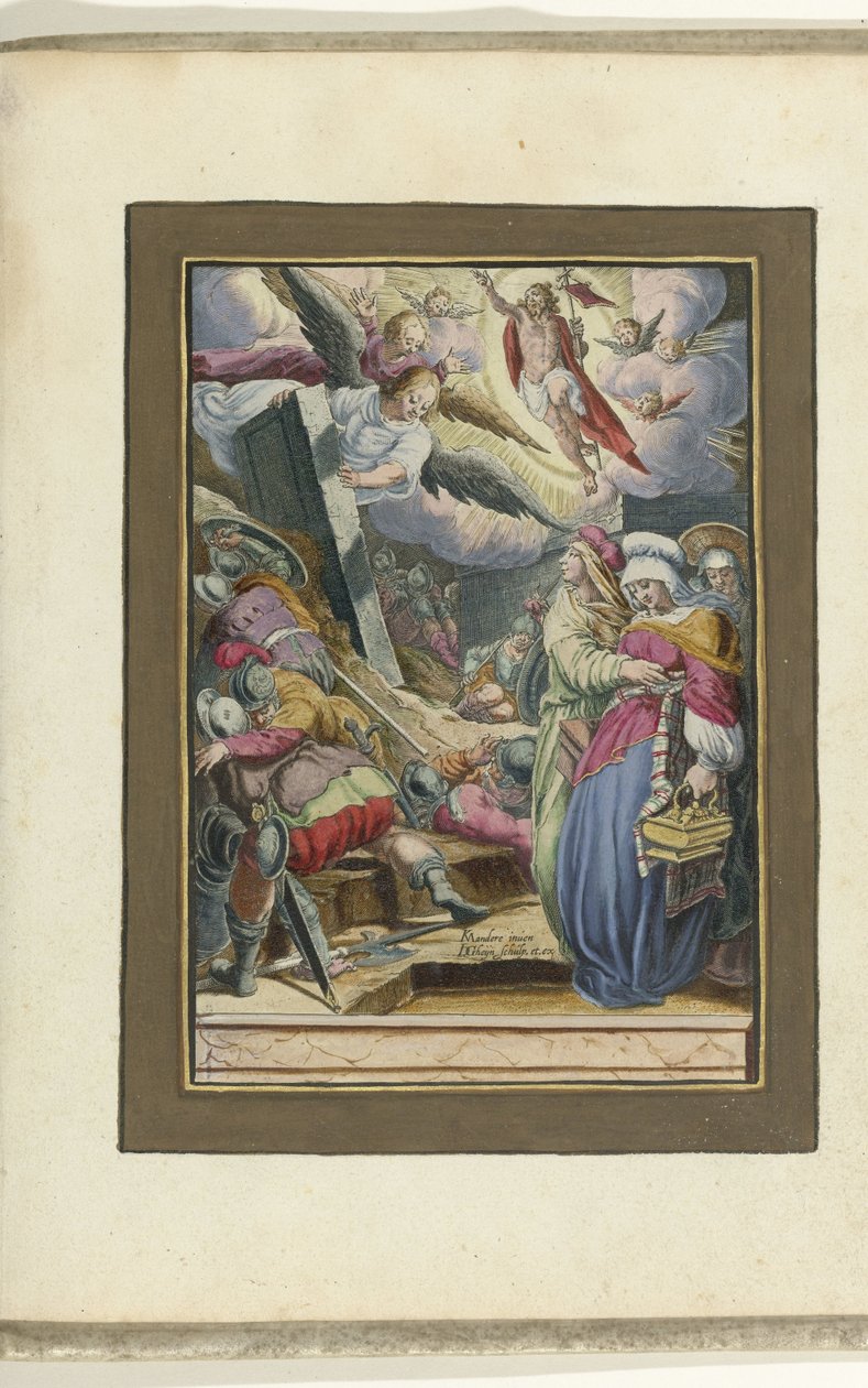 oppstandelse Passion of Christ (serietittel) av Jacob de Gheyn (II)