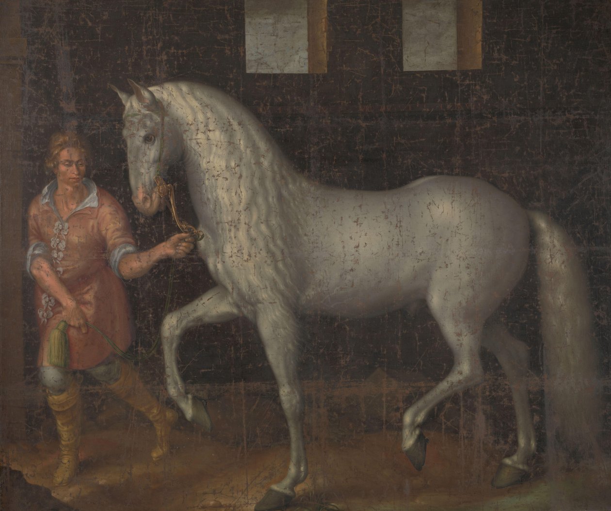 Spansk krigshest En spansk krigshest fanget av Lodewijk Gunther van Nassau fra erkehertug Albert av Østerrike i slaget ved Nieuwpoort og presentert for prins Maurits av Jacob de Gheyn (II)