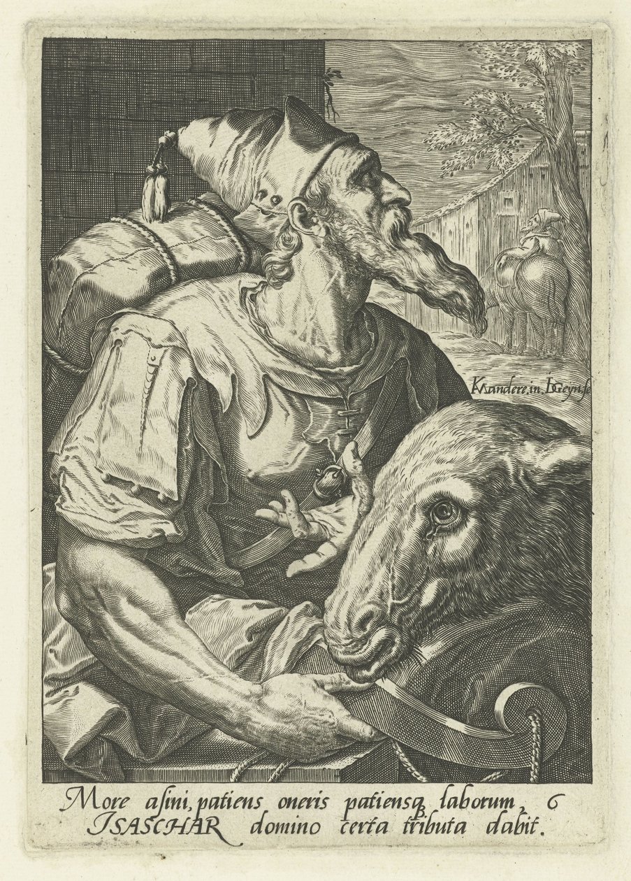 Stamfar Issaskar Israels forfedre (serietittel) The Twelve Sons of Jacob (serietittel) av Jacob de Gheyn (II)