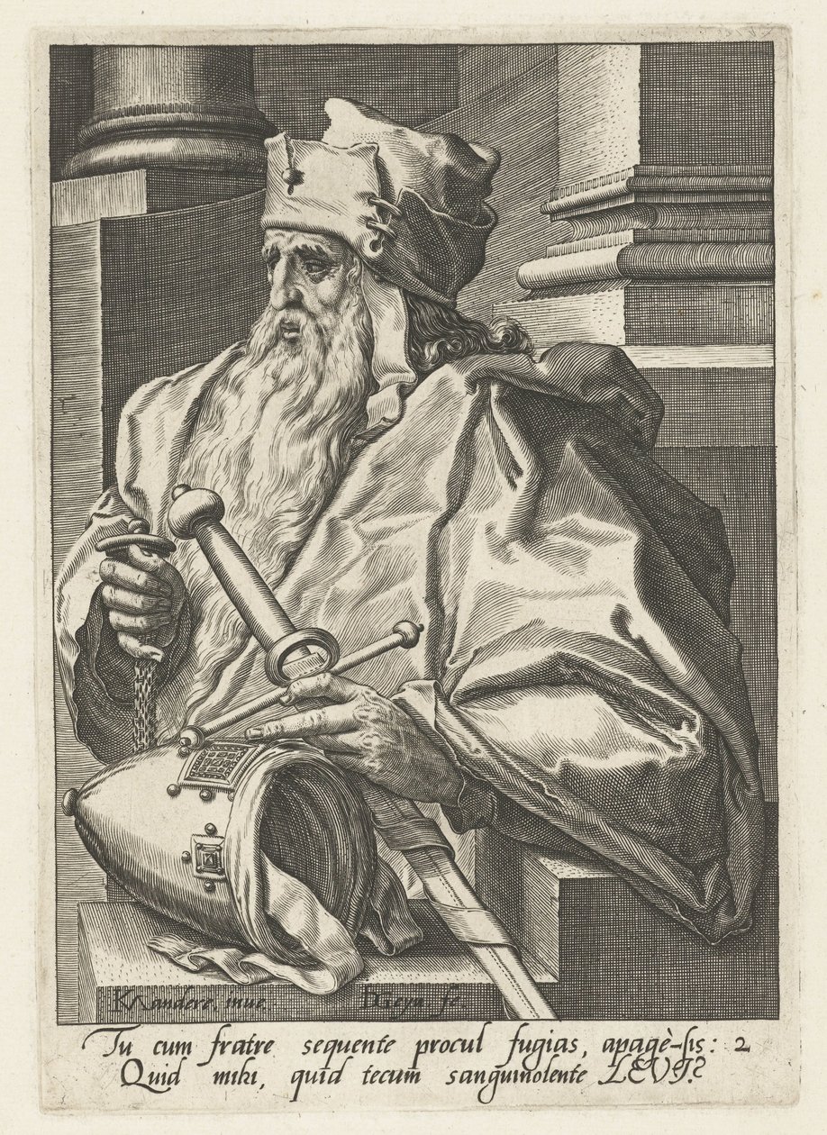 Stamfar Levi Israels forfedre (serietittel) The Twelve Sons of Jacob (serietittel) av Jacob de Gheyn (II)