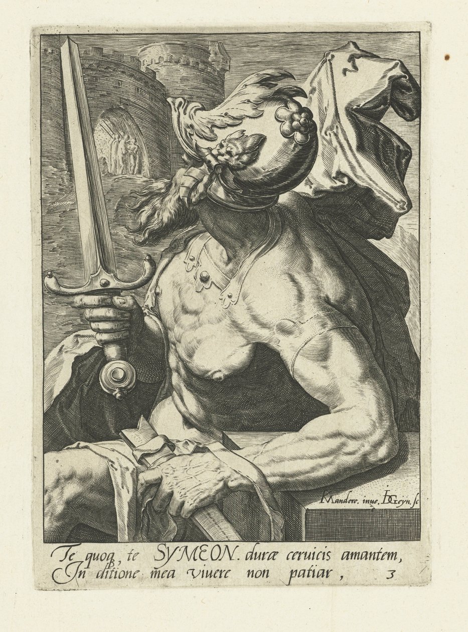 Stamfar Simeon Israels forfedre (serietittel) The Twelve Sons of Jacob (serietittel) av Jacob de Gheyn (II)